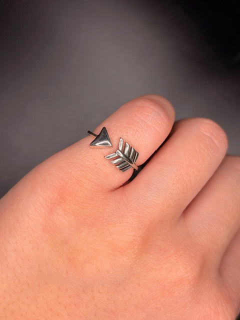Sterling Silver Arrow Ring