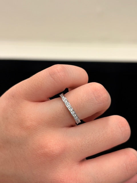 Sterling Silver Eternity Band