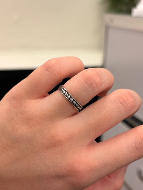 Sterling Silver Rope Band