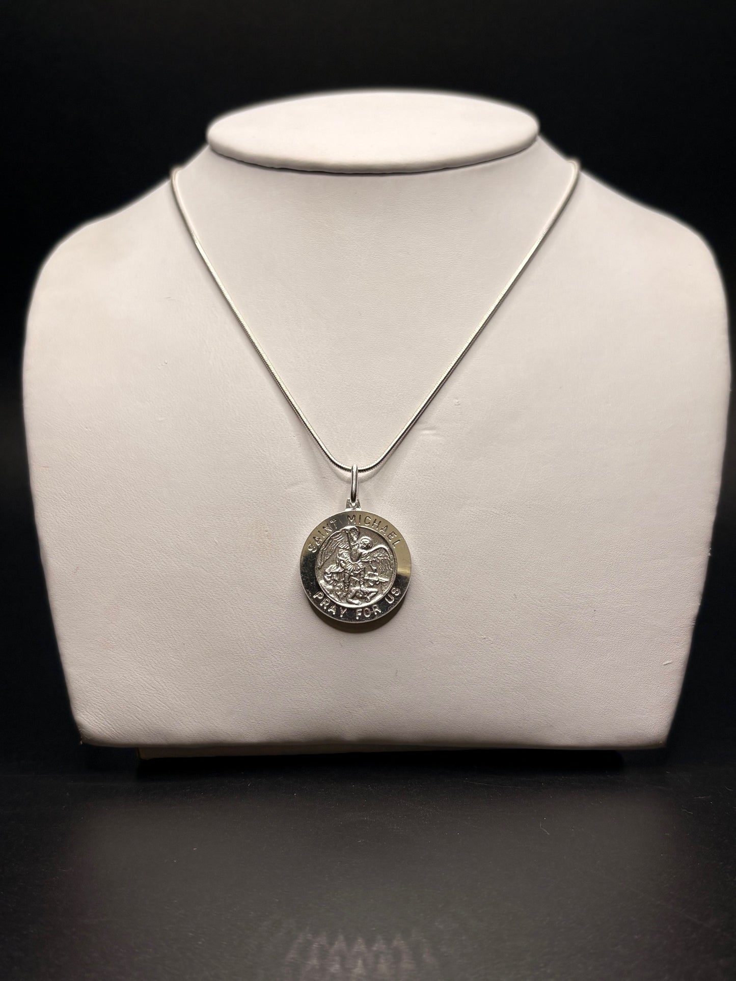 Sterling Silver St. Christopher Necklace