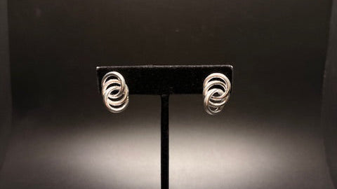 Sterling Silver Knot Earrings