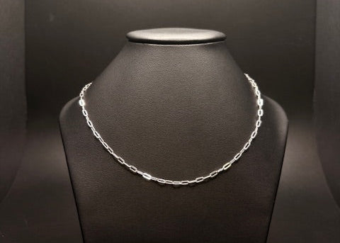 Sterling Silver Paperclip Chain
