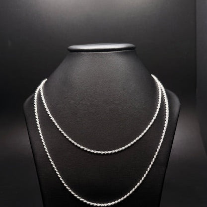 Sterling Silver Rope Chain