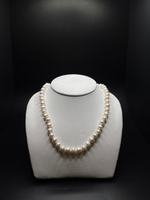 Sterling Silver Fresh Water Pearls Necklace