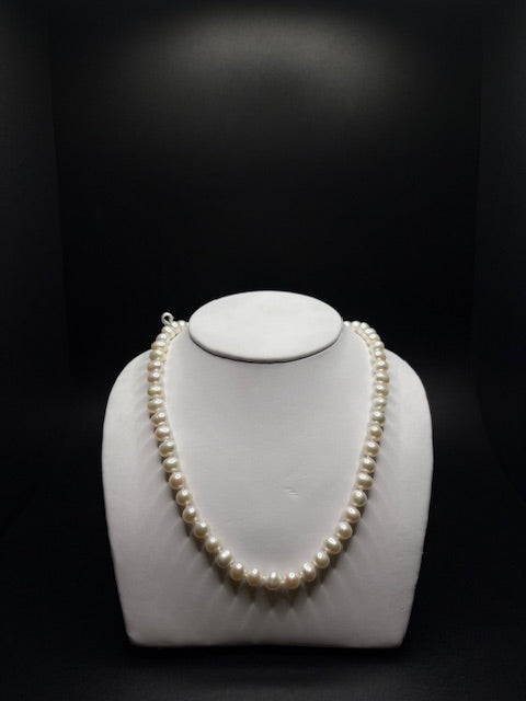 Sterling Silver Fresh Water Pearls Necklace