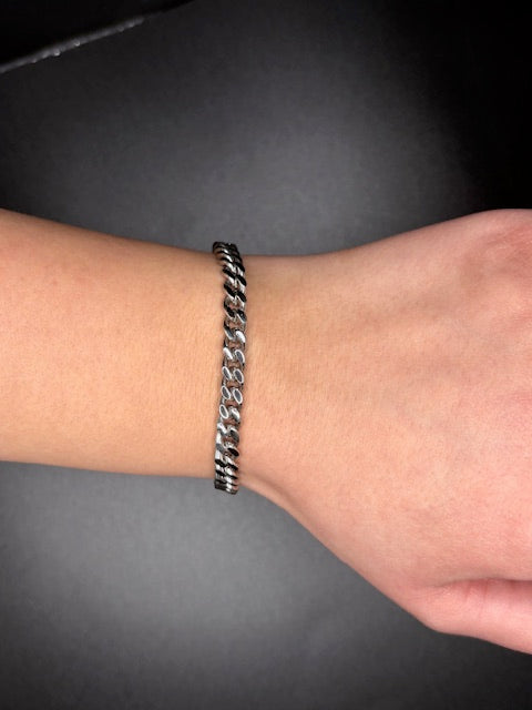 Stainless Steel Miami Cuban Chain Bracelet