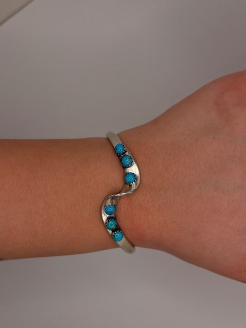 Sterling Silver Turquoise Cuff