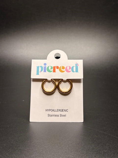 Gold Huggies Earrings