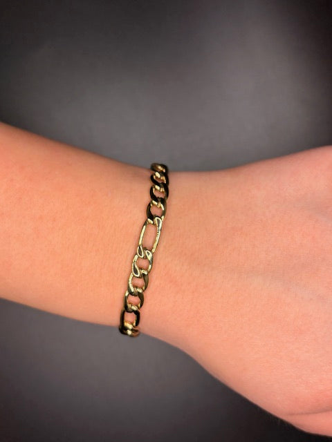 PVD Gold Figaro Bracelet