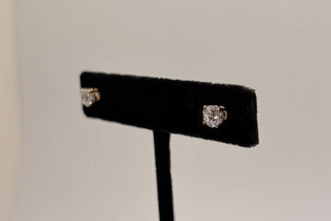 14K Yellow Gold Lab Grown Diamond Studs