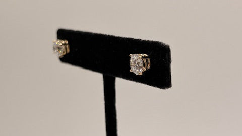14K Yellow Gold Lab Grown Diamond Studs