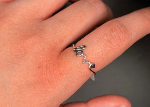 Sterling Silver "Love" Ring