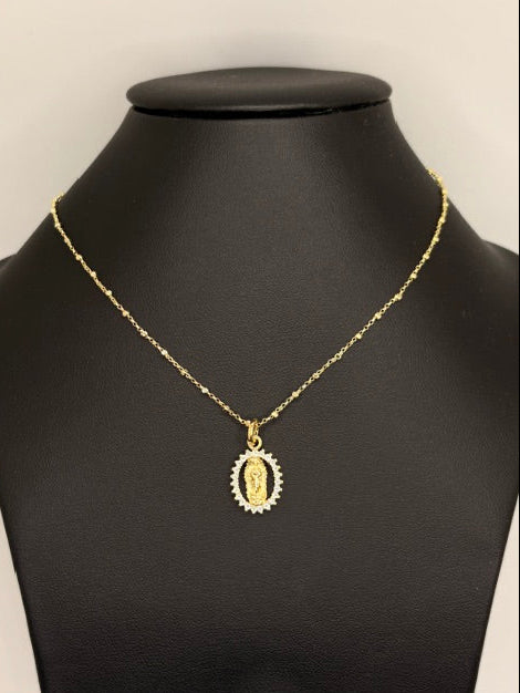 Gold Filled Our Lady of Guadalupe Necklace