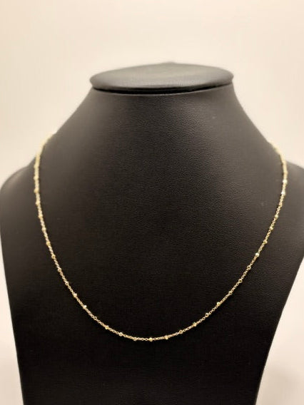 Gold Filled Beaded Chain