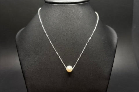 Sterling Silver Fresh Water Pearl Necklace