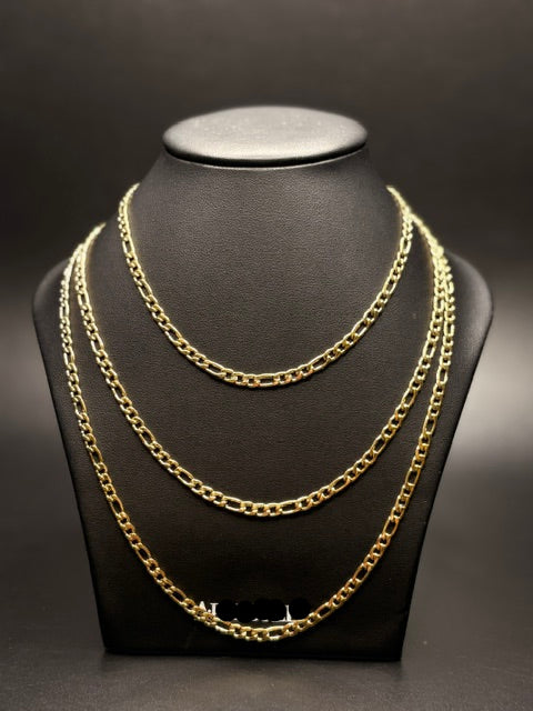 PVD Gold Figaro Chain