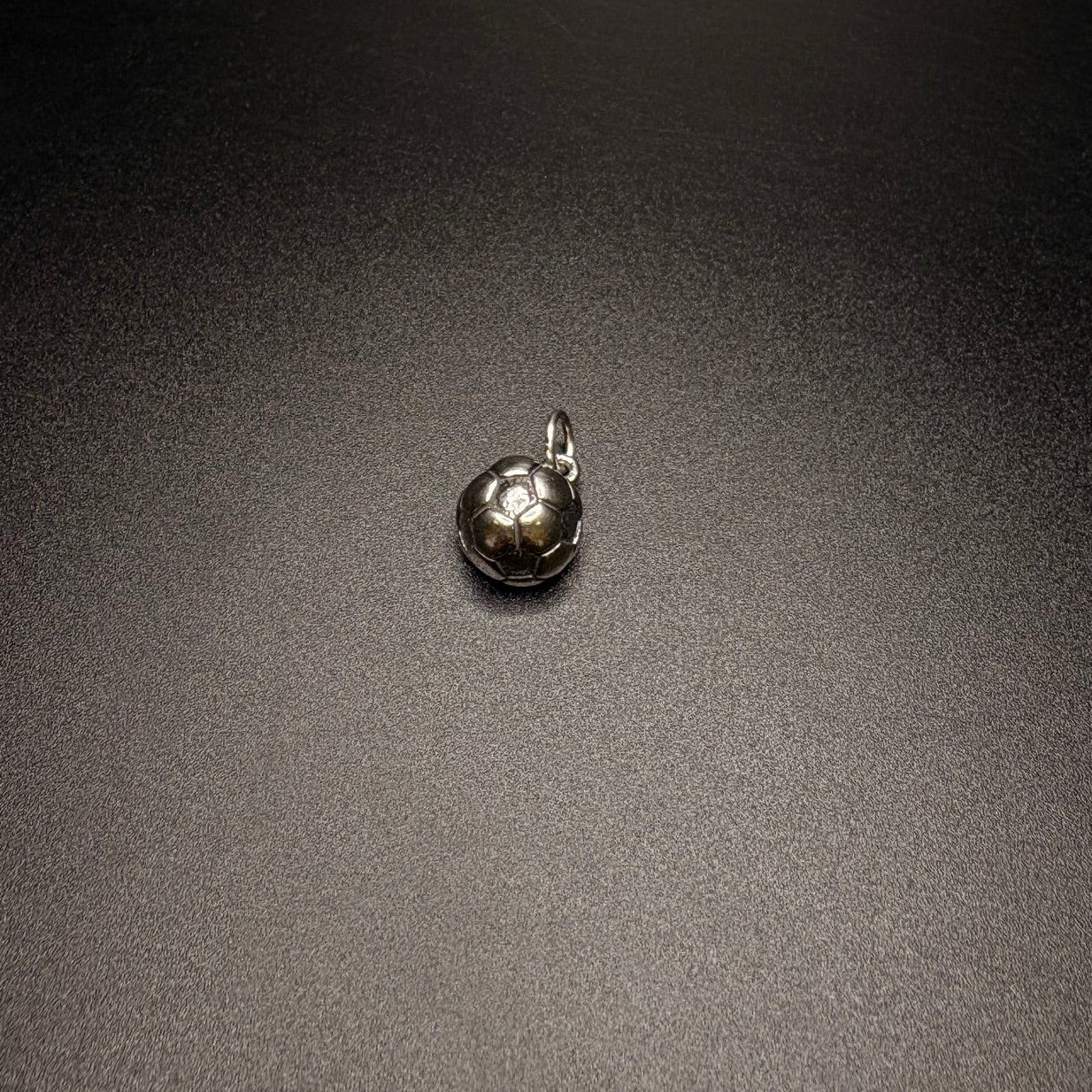 Sterling Silver Soccer Ball Charm