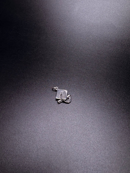 Sterling Silver Graduation Cap Charm