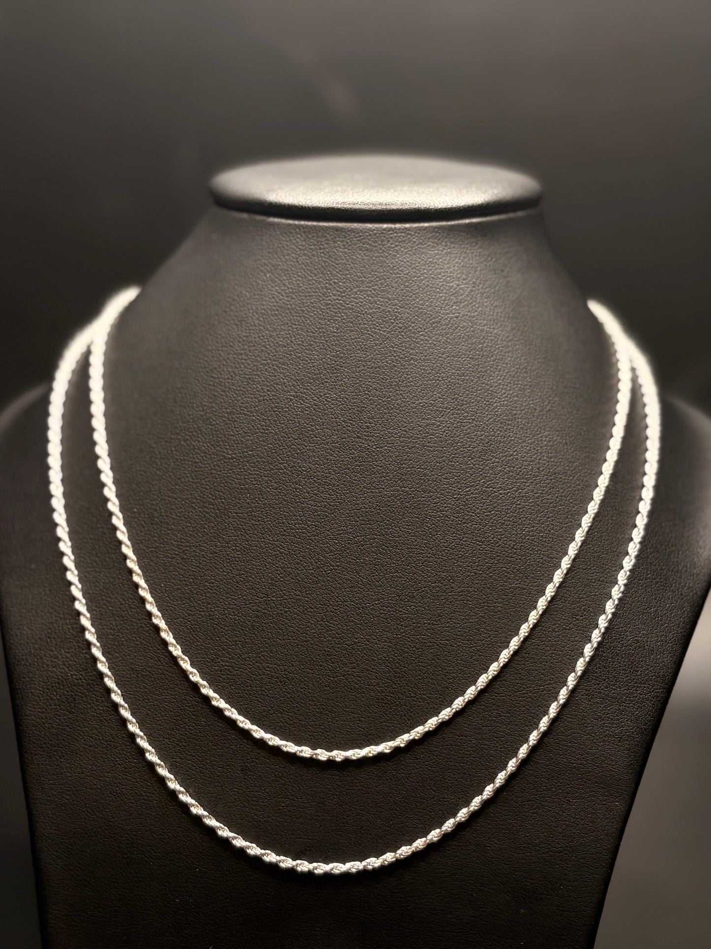 Sterling Silver Rope Chain
