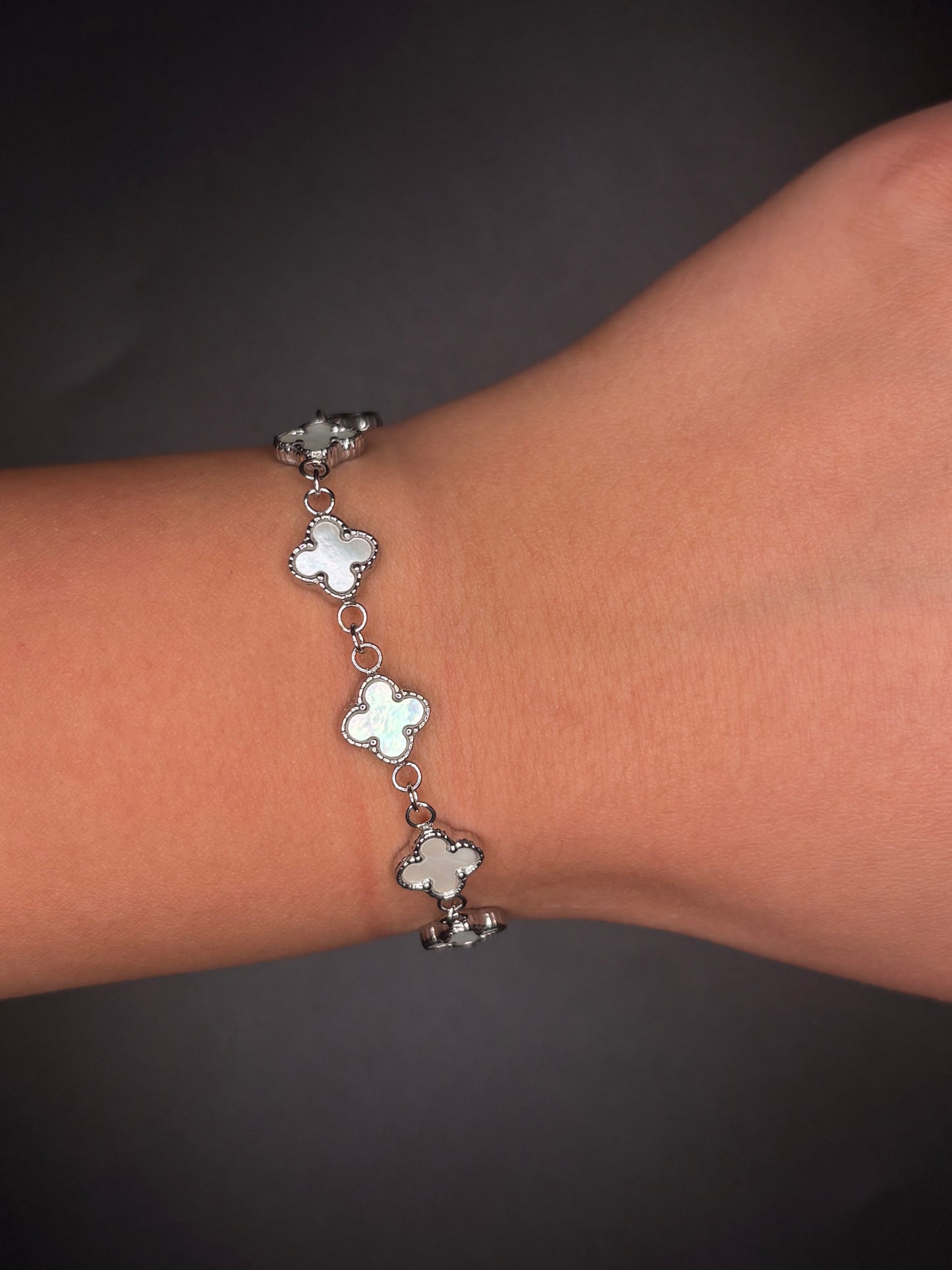 Stainless Steel Clover Bracelet