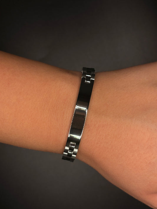 Stainless Steel Watch Band Style ID Bracelet