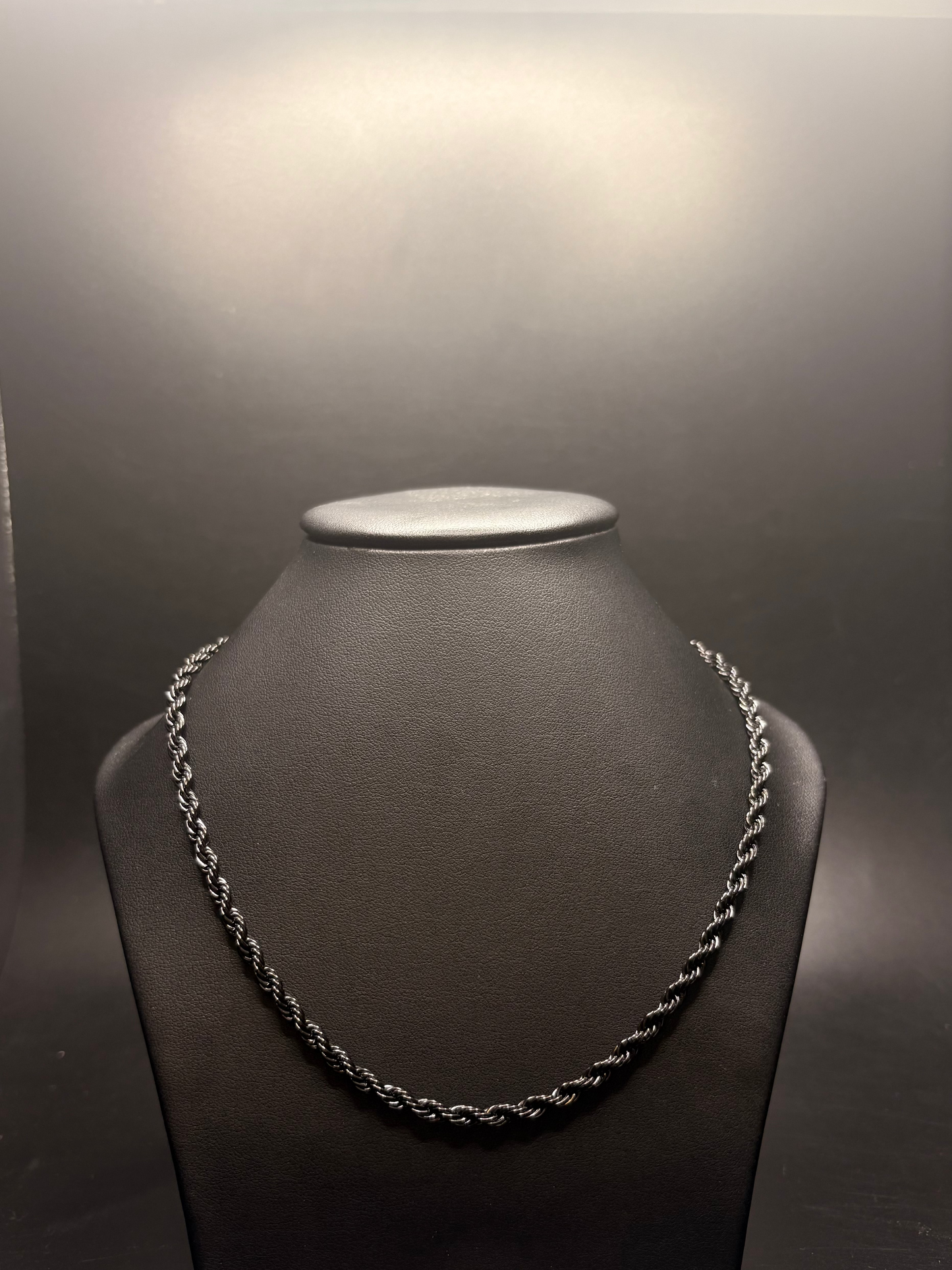 Black Stainless Steel Rope Chain