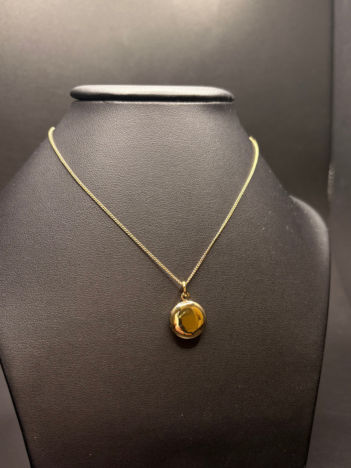 Gold-Filled Locket Pendant Necklace