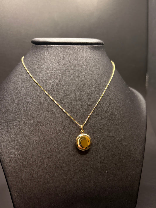 Gold-Filled Locket Pendant Necklace