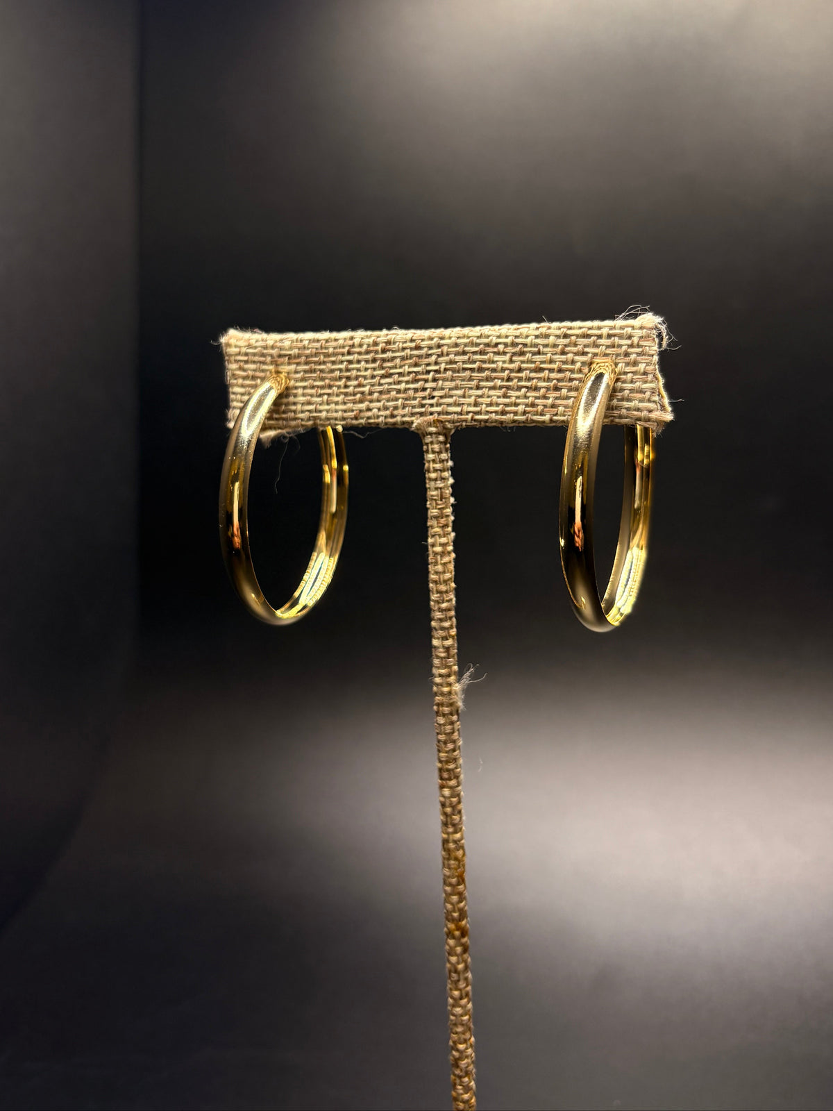 Gold-Filled Hollow Hoops