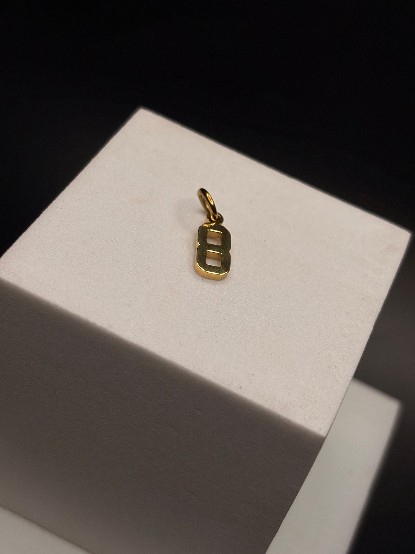 Gold Filled Number Pendants/Charms