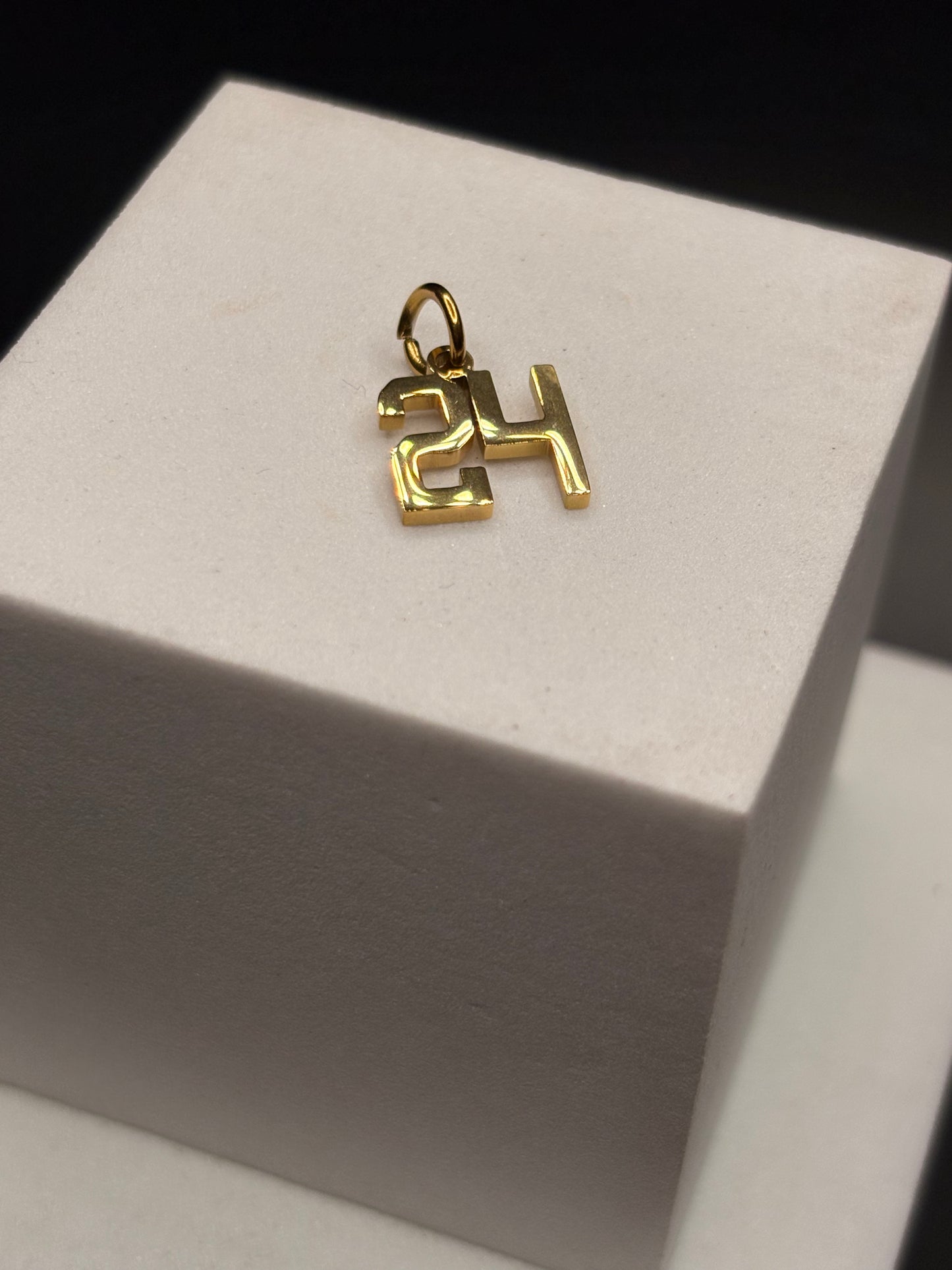 Gold Filled Number Pendants/Charms