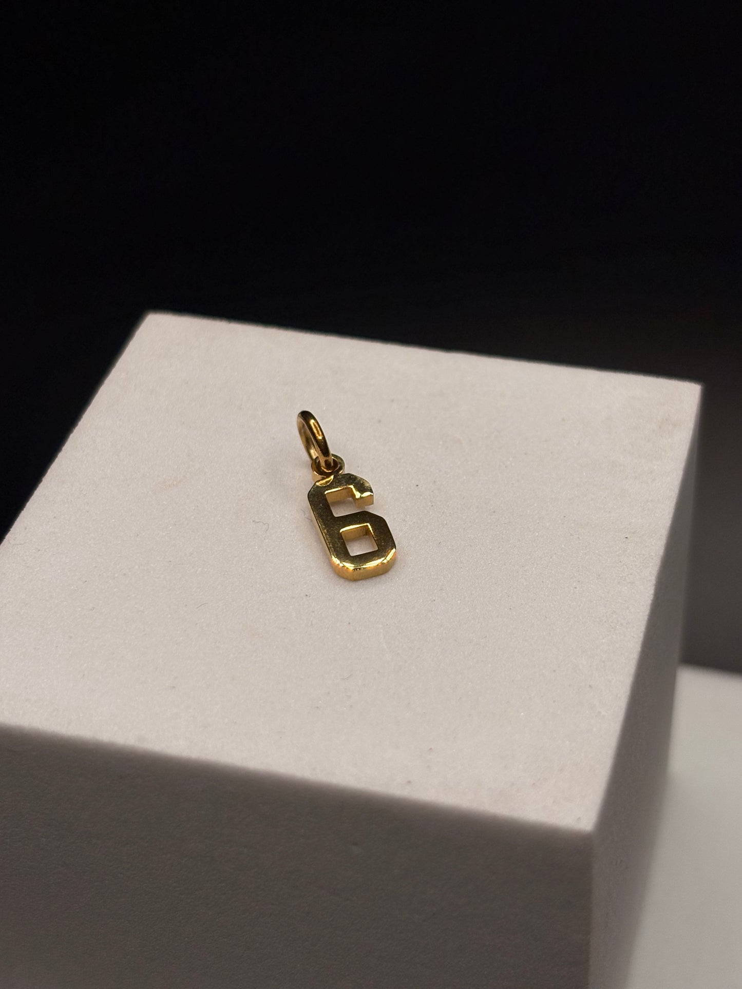 Gold Filled Number Pendants/Charms