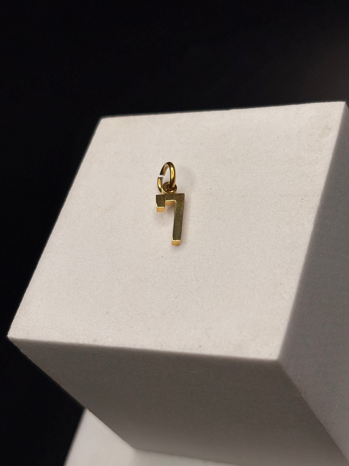 Gold Filled Number Pendants/Charms