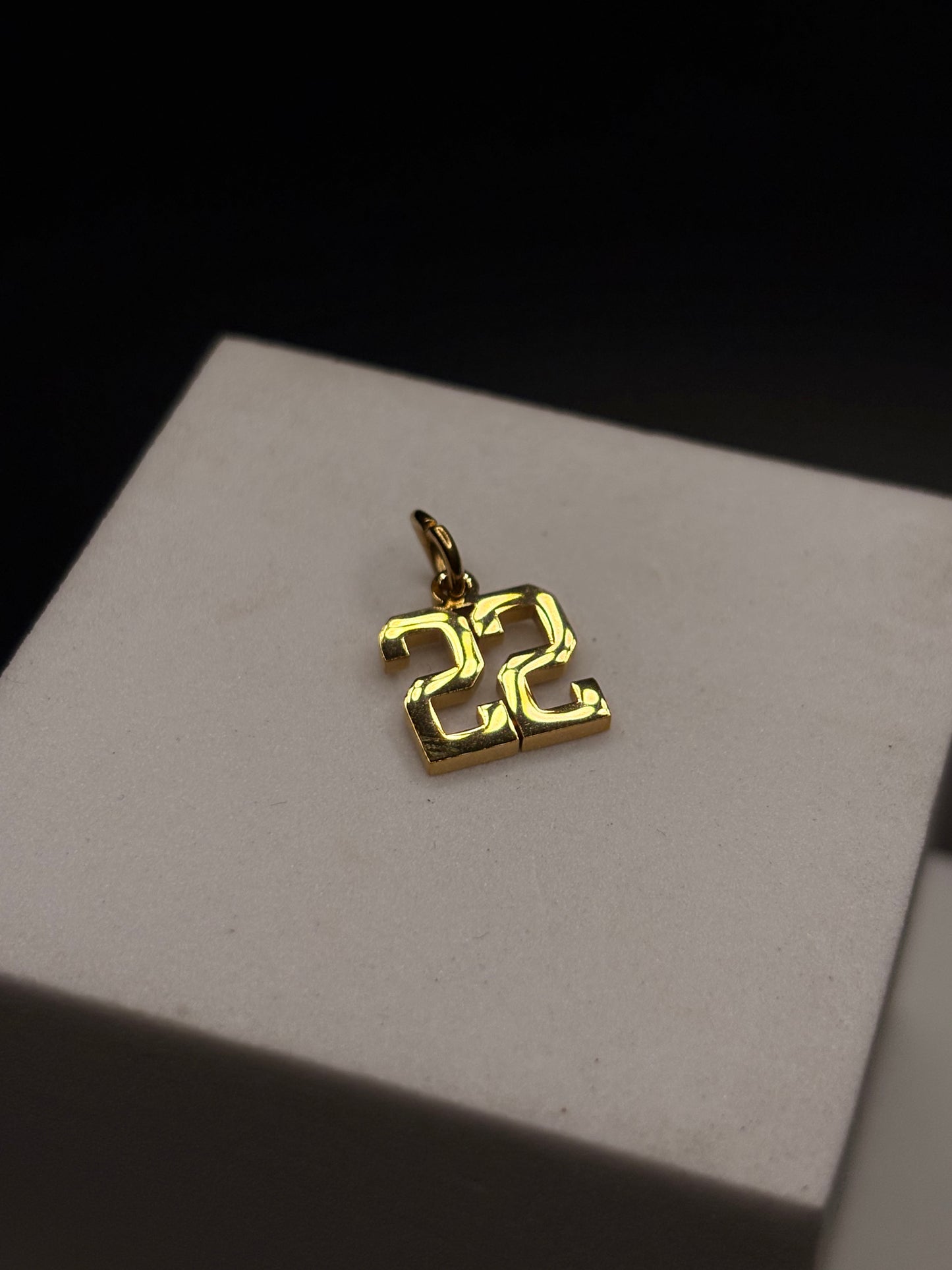 Gold Filled Number Pendants/Charms