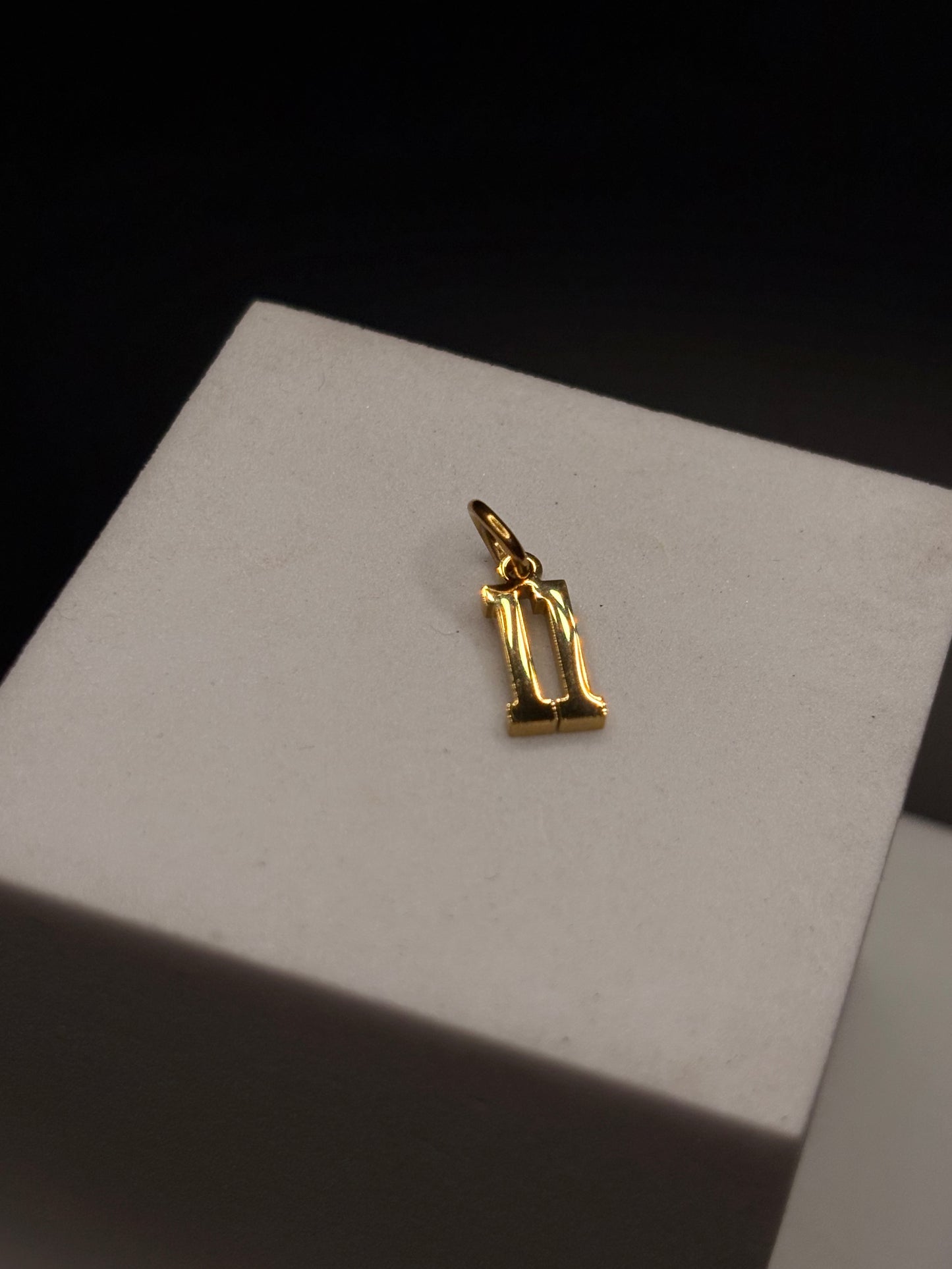 Gold Filled Number Pendants/Charms