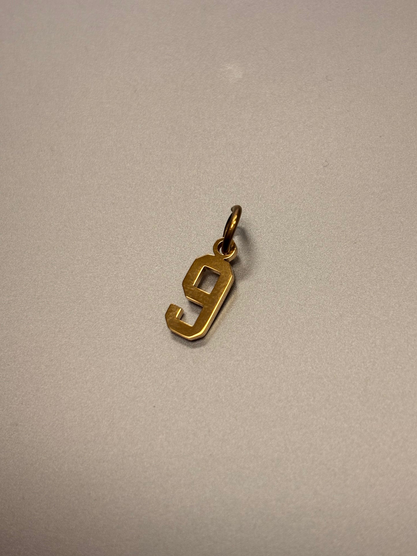 Gold Filled Number Pendants/Charms