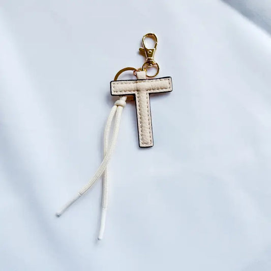 Initial Bag Charm "T"