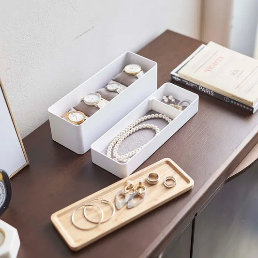Stacking Watch and Accessory Case - 2-Tier White