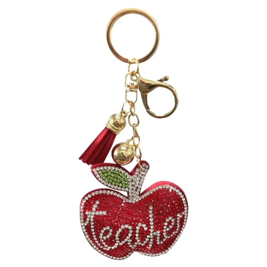 Apple Teacher Bag Charm