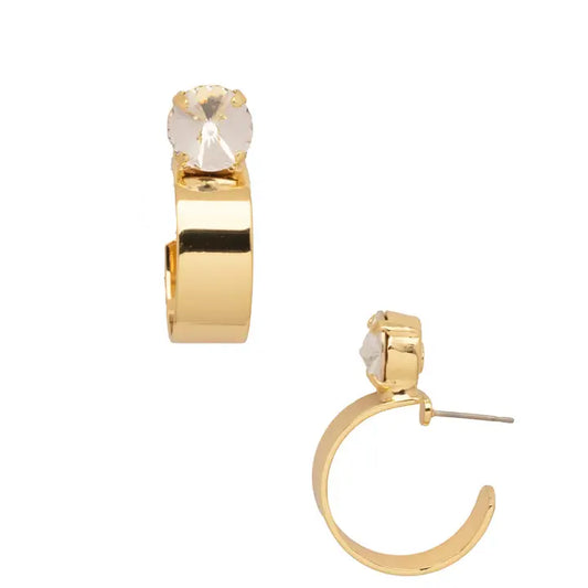 Dani Studded Hoop Earrings